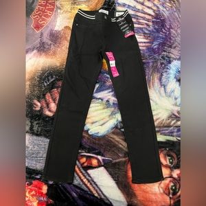 Kids jordache black jeans and top